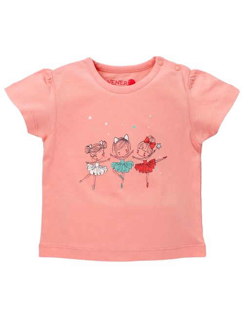 VENERE T-Shirt Tänzerinnen rosa 62/68 (3-6 Monate)
