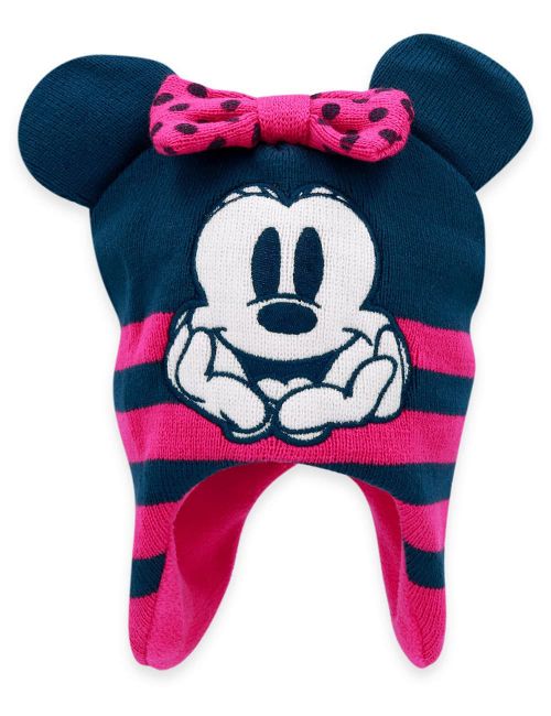 Disney Mütze Minnie Mouse Streifen schwarz 12-18 Monate (86)