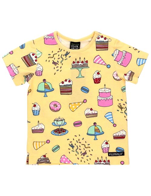 Villervalla T-shirt Aniversaire Jaune
