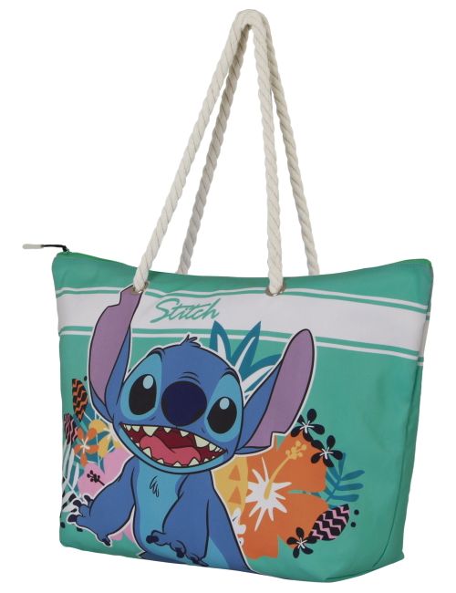 Disney Stitch Blumen Turquoise