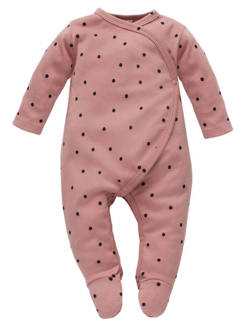 Pinokio Strampler Punkte rosa 62 (0-3 Monate)