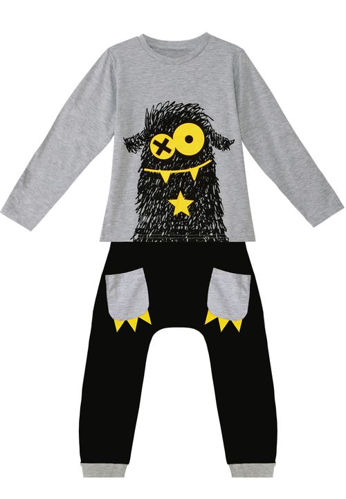 Denokids XO Baggy set schwarz 104