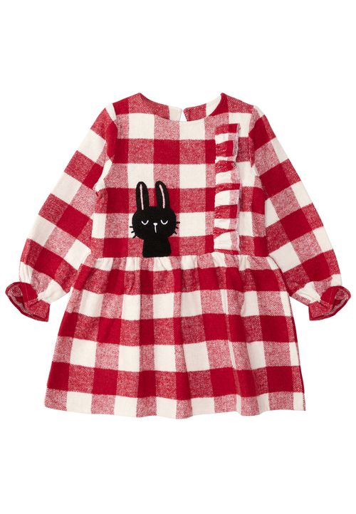Denokids Kariert rot/weiss 104