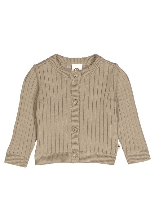 Müsli by Green Cotton Babystrickjacke Unifarben beige 74