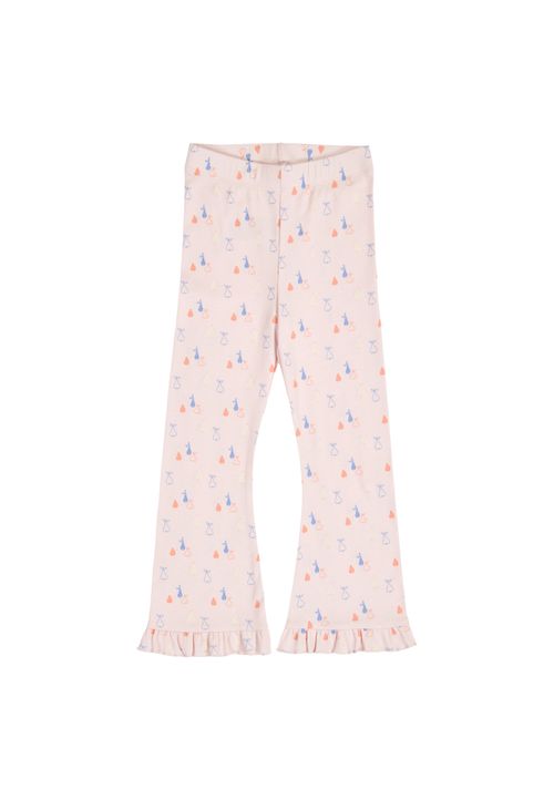 Green Cotton Leggings rosa 86