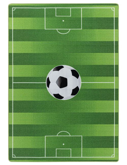 Teppich Fußball Spielfeld Antirutsch grün 80x120