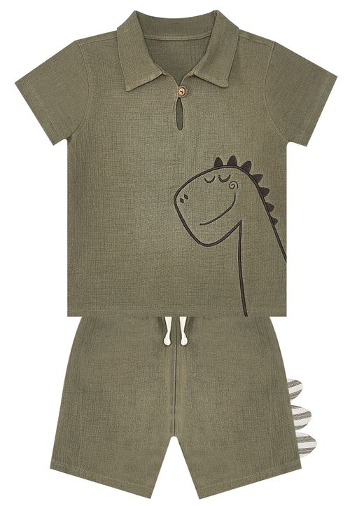 Denokids Unifarben dunkelgruen 104