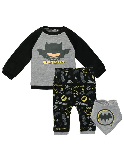 Warner Bros. 3 pièces Ensemble Batman Jaune