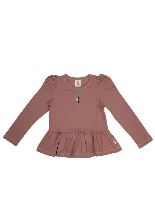 Müsli by Green Cotton Langarmshirt Unifarben rosa 104