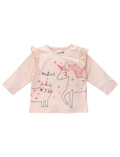 VENERE Shirt Einhorn rosa 62/68 (3-6 Monate)