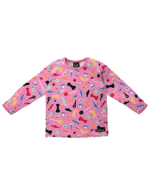 Villervalla Langarmshirt Süßigkeiten rosa 86 (12-18 Monate)