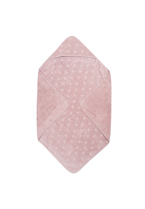 Green Cotton Kapuzenhandtuch rosa Onesize Baby