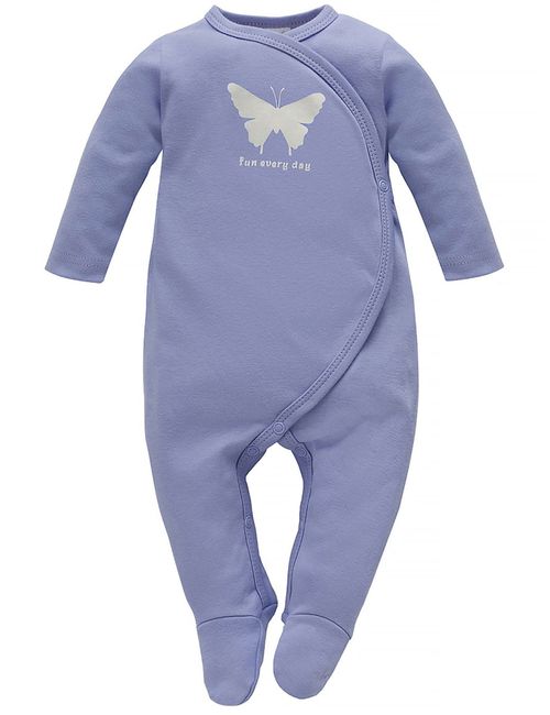 Pinokio Strampler Schmetterling lavendel 56 (Neugeborene)