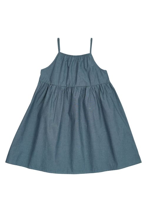 Green Cotton Kleid blau 86