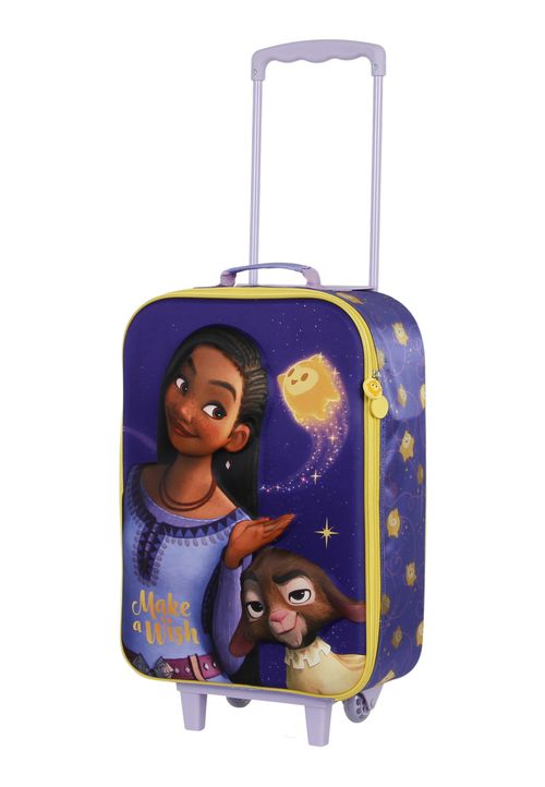 Disney Wish Star-Soft 3D Trolley Lila 33x52x17 cm lila Onesize Kinder