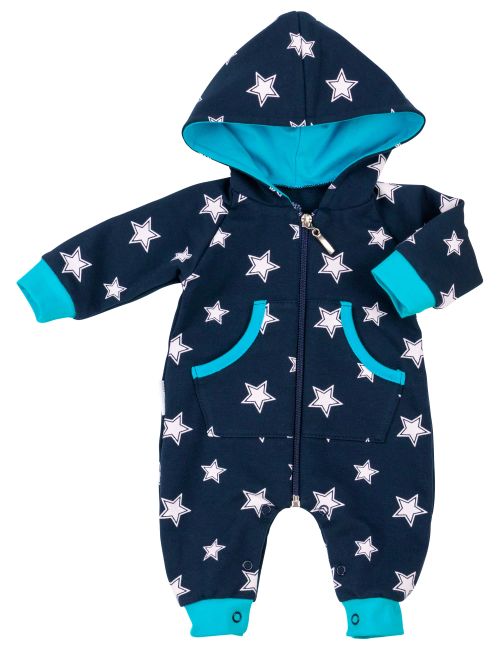Baby Sweets Strampler Sterne blau