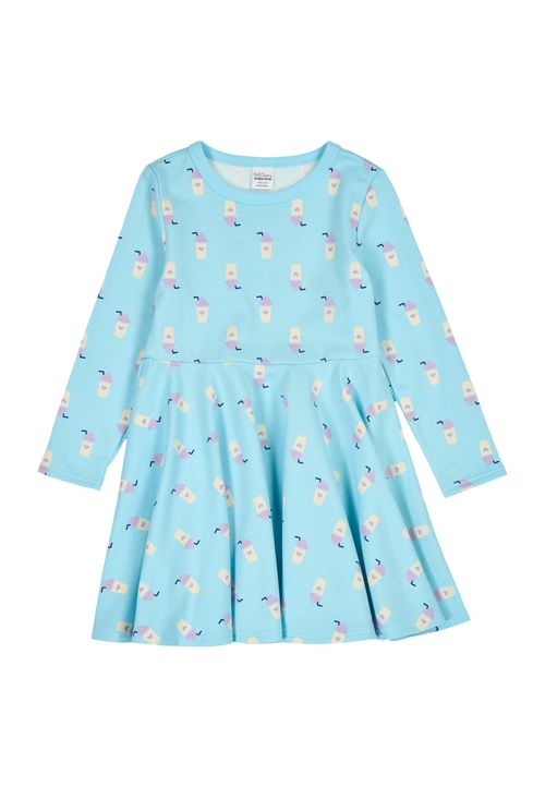 Fred s World by Green Cotton Kleid Alloverprint hellblau 86