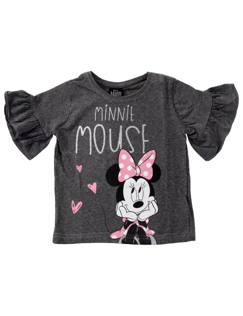 Disney Shirt Minnie Mouse Dunkelgrau 134 (8-9 Jahre)