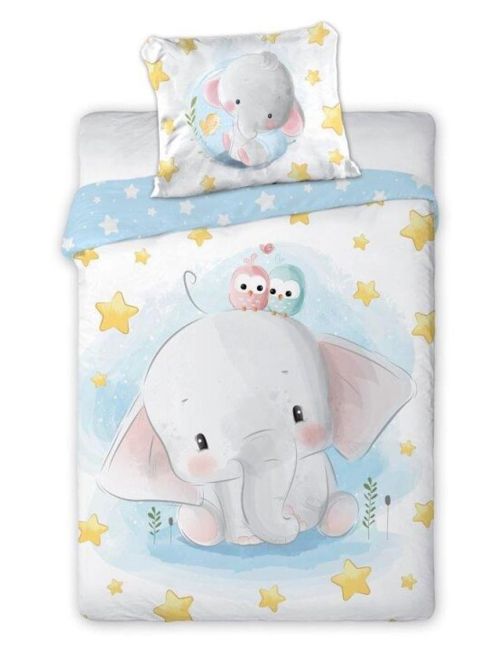 Faro Tekstylia 2 pièces Linge de lit Lapin Étoiles 135x100 cm Multicolore
