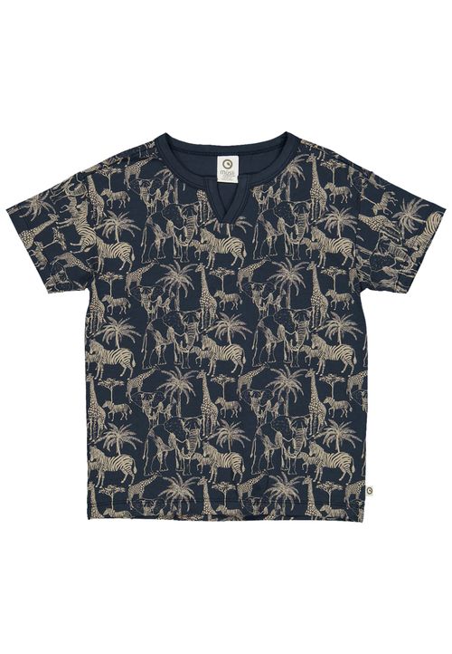 Müsli by Green Cotton T-Shirt Animal dunkelblau 104