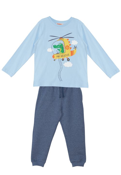 Zweiteiler Jungen blau 110