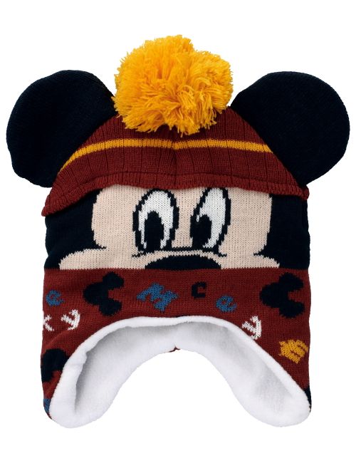 Disney Bonnet d'hiver Mickey Mouse Rouge 46-48cm