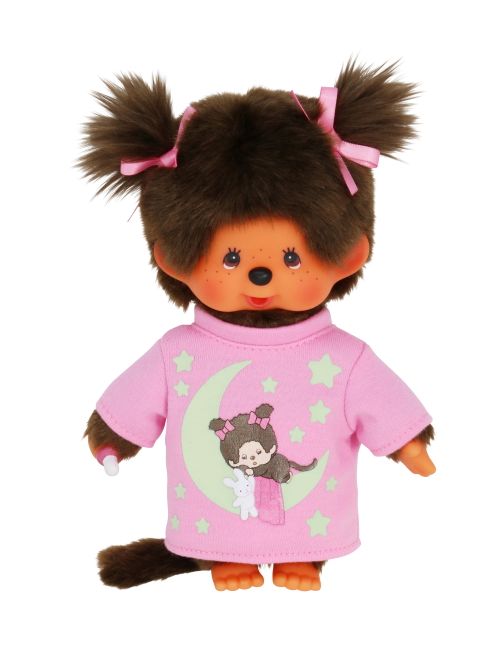 Monchhichi Puppe Monchhichi Leuchtet im Dunkeln 20 cm 3+ Jahre rosa