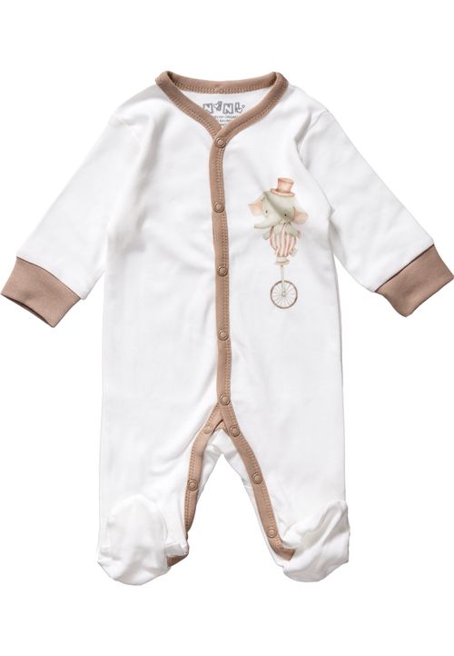 NINI Romper Strampler weiß weiss 74 (9 Monate)