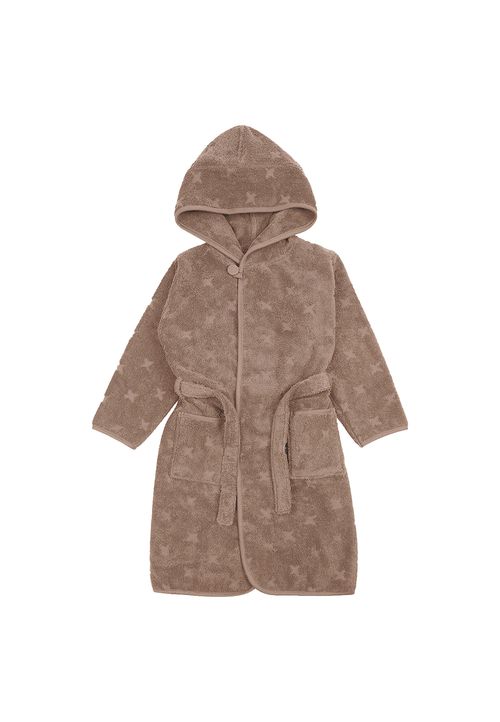 Green Cotton Bademantel braun 140