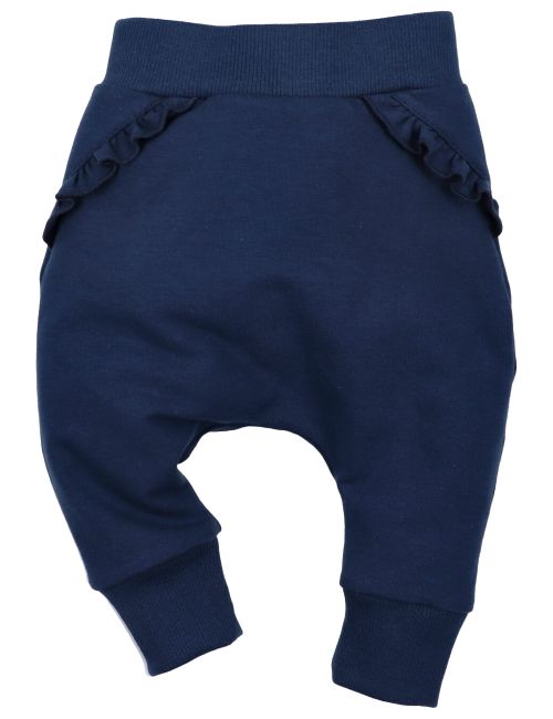 NINI Hose Rüschen navy 68 (3-6 Monate)