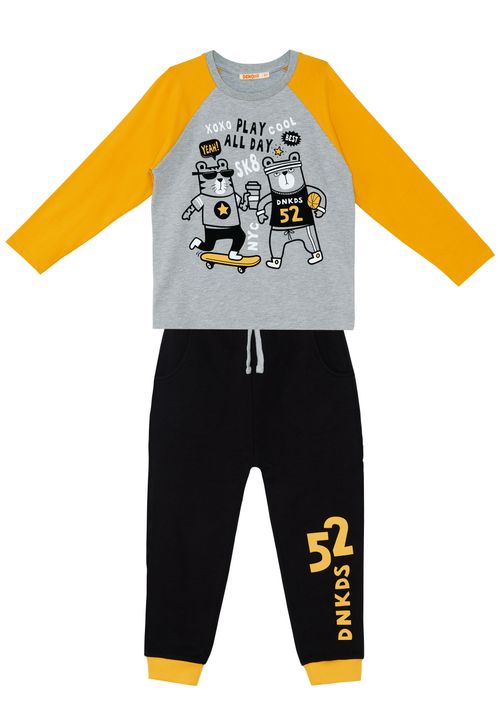 Denokids Play Allday T-Shirt & Pants Set Jungen grau 110