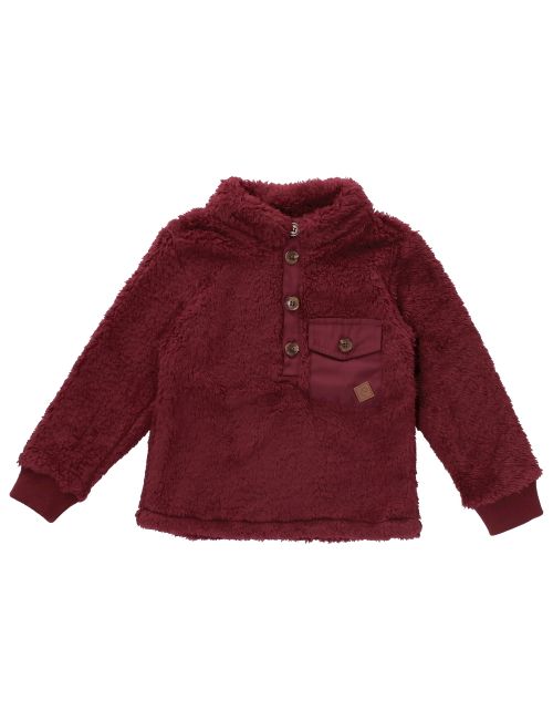 Ebbe Kids Fleecepullover Fleece Bordeaux 128 (7-8 Jahre)