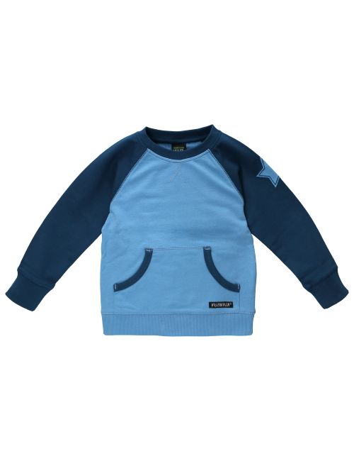 Villervalla Pullover Sterne blau 128 (7-8 Jahre)