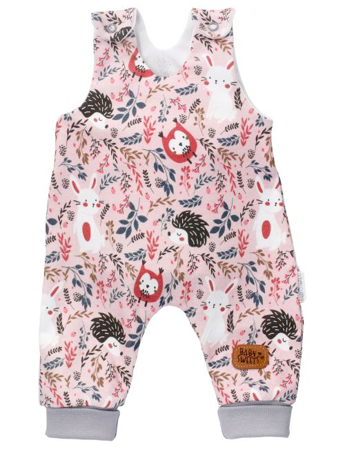 Baby Sweets Strampler Waldtiere Tierwelten grau 62 (0-3 Monate)