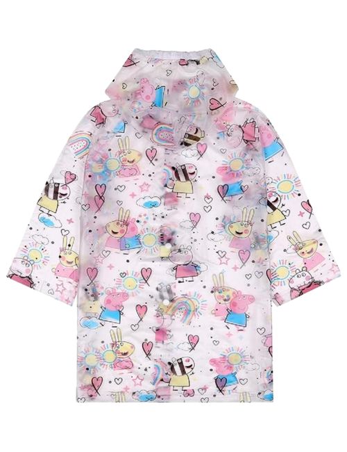 Peppa Pig Veste de pluie Peppa Pig Déperlant et coupe-vent Blanc