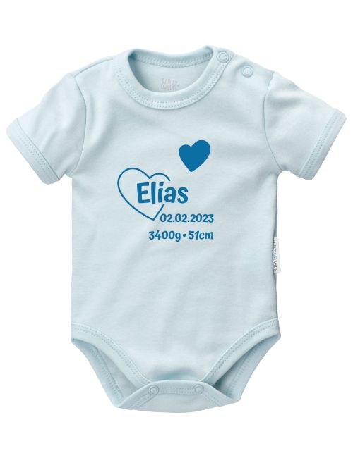 Baby Sweets Body Personalisierbar blau 62 (0-3 Monate)