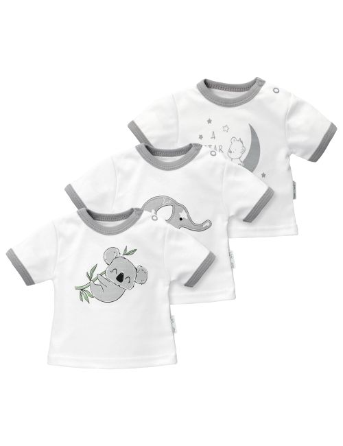 Baby Sweets 3 Teile T-Shirt Bär A Star Is Born weiß 56 (Neugeborene)