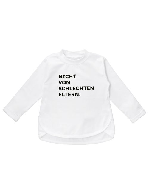 Baby Sweets T-shirt à manches longues Nicht von schlechten Eltern Maria König Blanc 6-7A (122 cm)