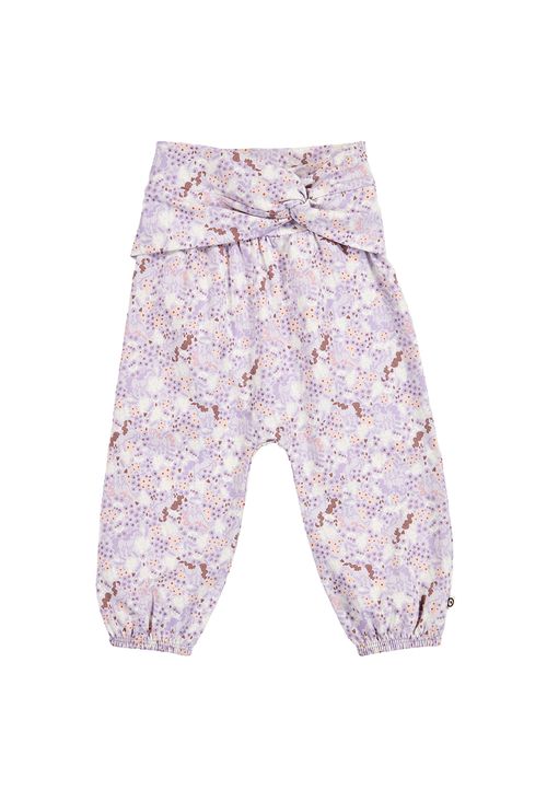 Green Cotton Babyhose lila 56