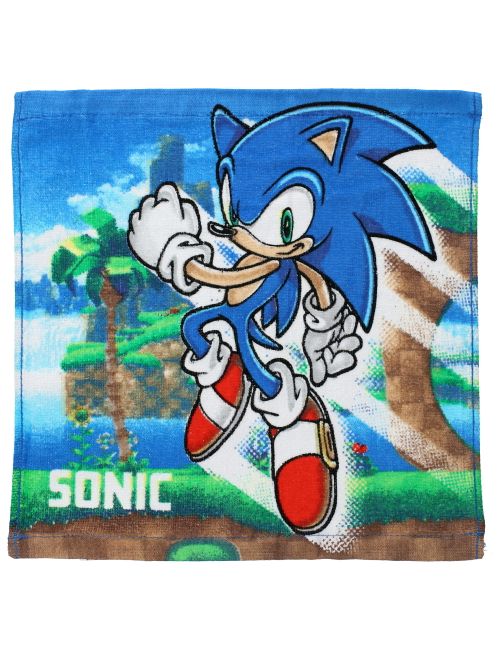 Sega Handtuch Sonic 30x30 cm blau