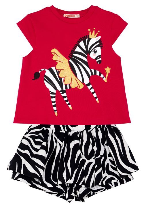 Denokids Animal Print rot 98