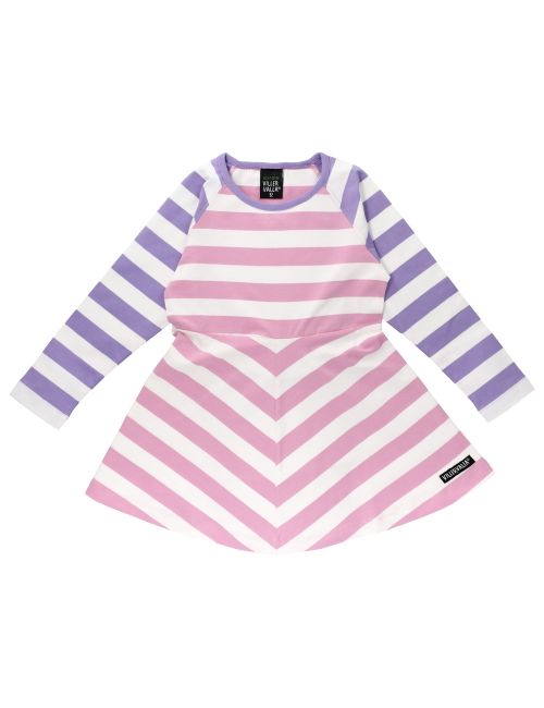 Villervalla Kleid Streifen rosa 92 (18-24 Monate)