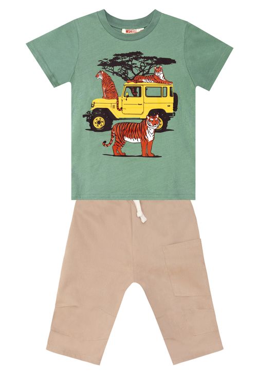 Denokids Unifarben dunkelgruen 104
