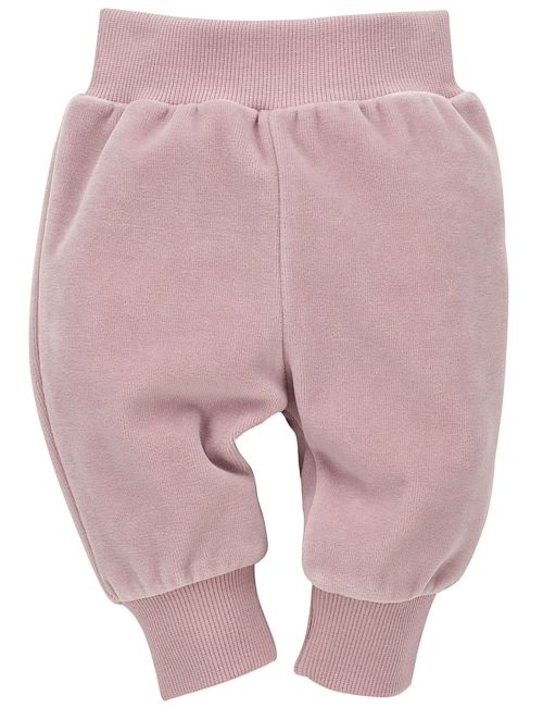 Pinokio Hose Velours rosa 56 (Neugeborene)