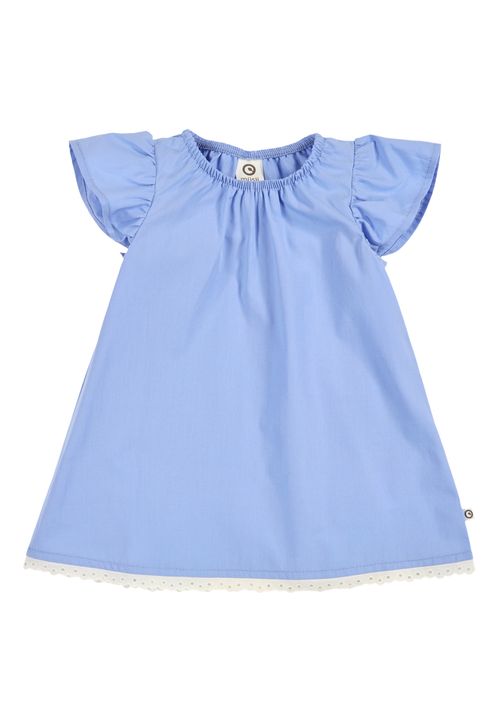 Green Cotton Babykleid blau 62