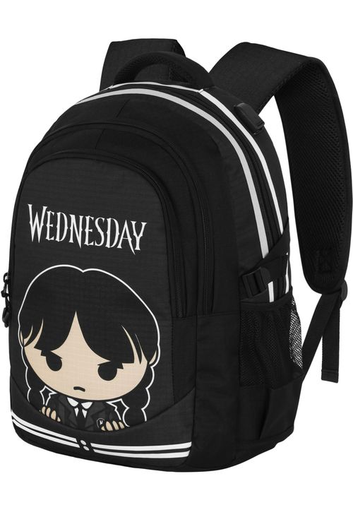 Wednesday Cute-PLUS Running Rucksack 34x46x21 cm schwarz grau Onesize Kinder
