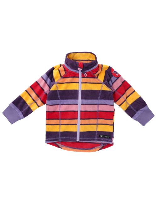 Villervalla Jacke Sterne Streifen Fleece bunt Verbier 92 (18-24 Monate)