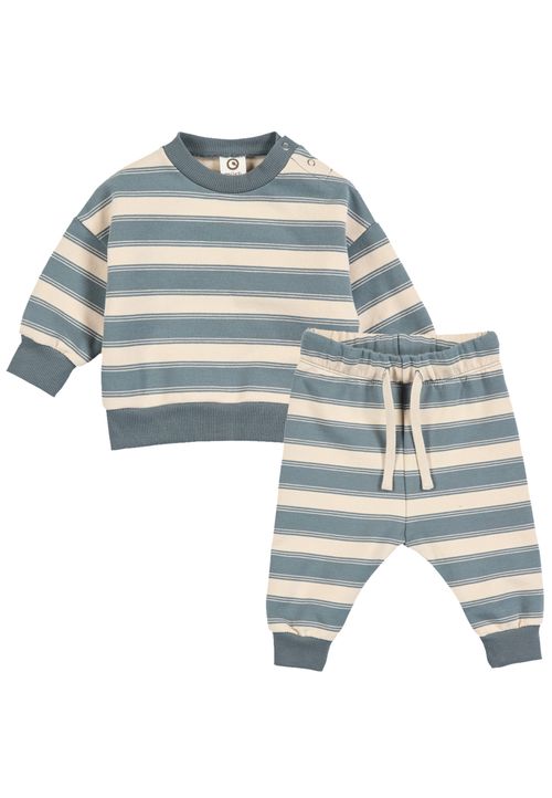 Müsli by Green Cotton Set Streifen blau 56