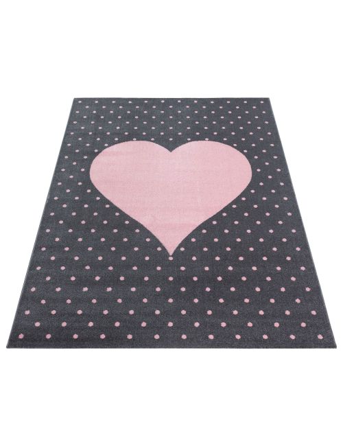 Teppich Herz Punkte rosa 80x150