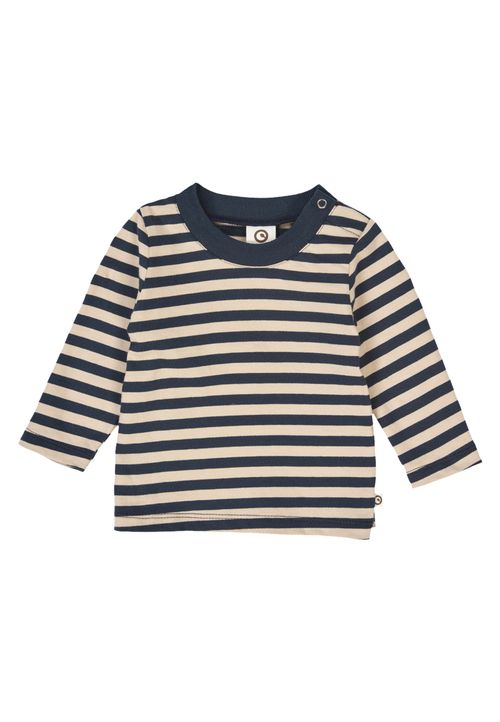 Müsli by Green Cotton Babylangarmshirt Streifen bunt 74